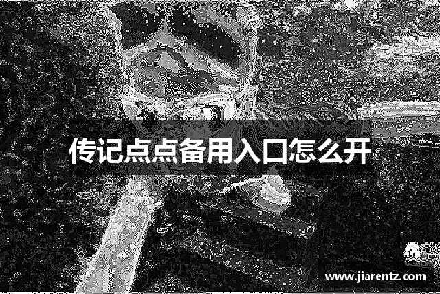 传记点点备用入口怎么开